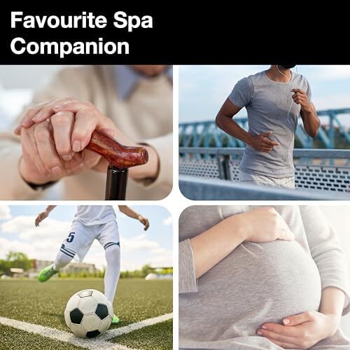 نمک حمام اسطوخودوس Soulflower برای خیساندن با اسانس اسطوخودوس برای زنان مردان، نمک دریایی 100٪ غنی از مواد معدنی، اسپا بدن و پا، ست هدیه ایده آل برای مردان، 500 گرم / 18 اونس Image