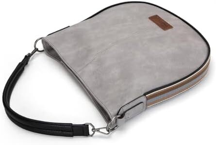 کیف های زنانه رانگلر هوبو کیف های شانه ای نواری نخی راه راه و کیف های دستی با بند Image