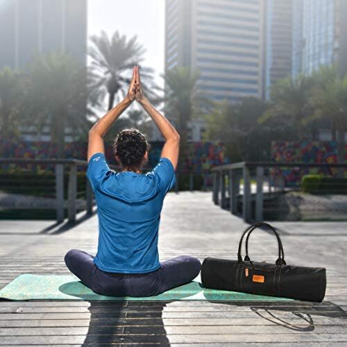 کیف تشک یوگا Monipathos - کیف، کیف یوگا، کیف های زنانه، مرد یوگا، زن یوگا، دسته های تمام اندازه تشک یوگا، کیف های زنانه، کیف های تشک یوگا، کیف حمل تشک یوگا، بوم پنبه ای، داخلی ضد آب Image