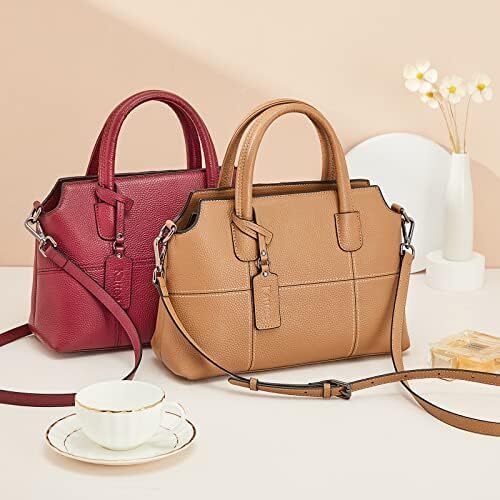 کیف های زنانه چرم اصل کتی، کیف های زنانه شانه ای ساچمه ای نرم Image