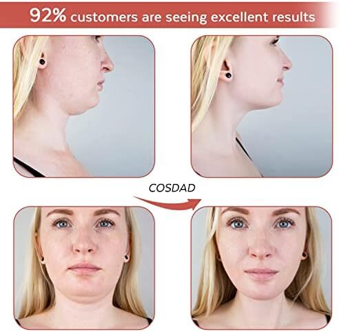 بند چانه دوگانه قابل استفاده مجدد - ماسک لیفتینگ V شکل برای زنان، با فناوری لیفتینگ نوآورانه، تنفس‌پذیر و راحت، مناسب برای همه Image