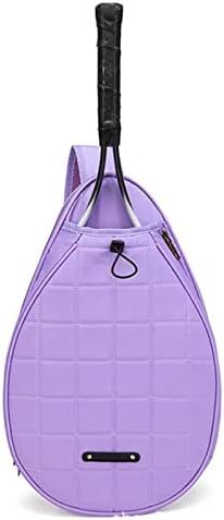 کیف راکت، کیف راکت تنیس، روکش راکت تنیس، کوله پشتی تنیس، با ظرفیت بالا، کیف شانه مقاوم در برابر آب، برای تنیس، راکتبال، اسکواش، چند رنگ Image