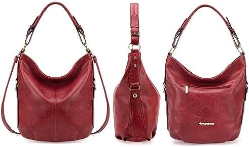 کیف دستی زنانه مونتانا West Hobo کیف های بزرگ و کیف های دستی با گل میخ و بند کراس بادی Image