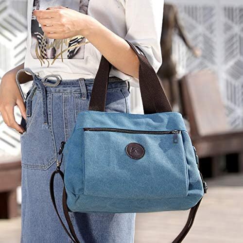 کیف دستی زنانه نایلونی سبک DOURR Hobo Handbags، کیف های چند محفظه ای Image