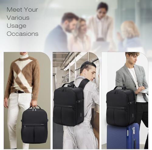 کیف کابین SPAHER 40x30x20، کوله‌پشتی لپ‌تاپ زیر صندلی 15.6 اینچی برای مدرسه، کیف دستی، کوله‌پشتی سفر، کوله‌پشتی دستی، کوله‌پشتی روزمره، کیف پرواز تایید شده