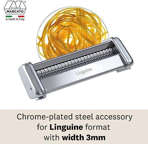 چسب کاتر مارکاتو، ساخت ایتالیا، با دستگاه پاستا اطلس 150 7 x 2.75 اینچ AC-150-LIN کار می کند Image