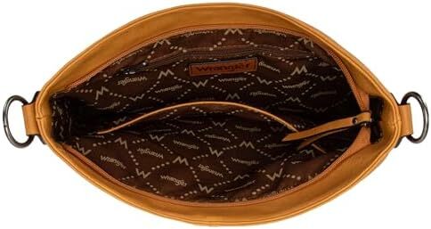 کیف های زنانه رانگلر هوبو کیف های شانه ای نواری نخی راه راه و کیف های دستی با بند Image