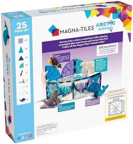 مجموعه 25 تکه Magna Tiles® Animals Arctic