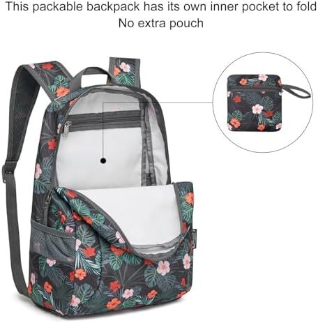 کوله‌پشتی ضدآب بسیار سبک تاشو G4Free کوچک 20 لیتری برای کمپینگ زنانه دوچرخه‌سواری مردانه Image