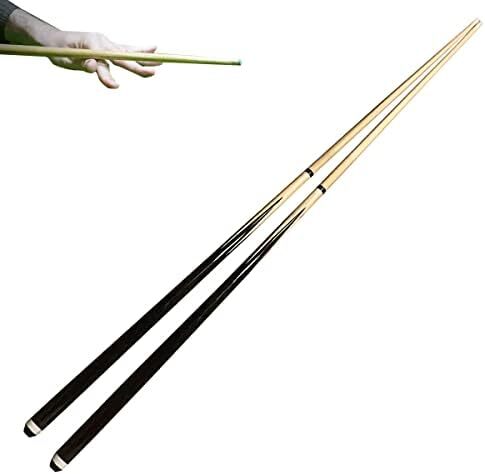 استیک کیو بیلیارد 2 تکه چوب بیلیارد با نوک 13 میلی‌متری هیتر سنگین جامپ بریک کیو چوبی سبک قابل حمل چوبی بادوام چوبی بیلیارد نقاشی شده برای خانه بار کلاب بریک جامپ مردانه زنان