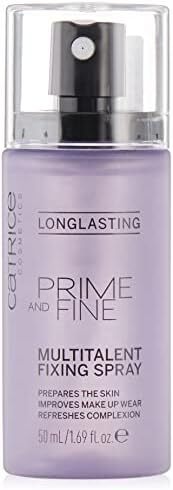 اسپری فیکس کننده مولتی تالنت Catrice Prime And Fine، قهوه ای، 50 میلی لیتر