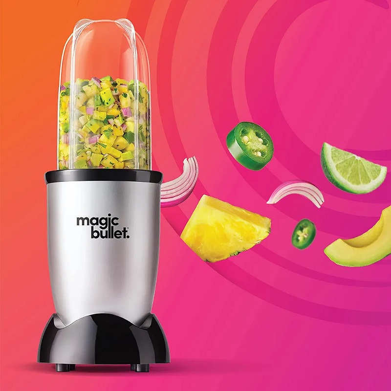 مخلوط کن و اسموتی ساز Magic Bullet با 4 قطعه جانبی با کارایی بالا و طراحی زیبا