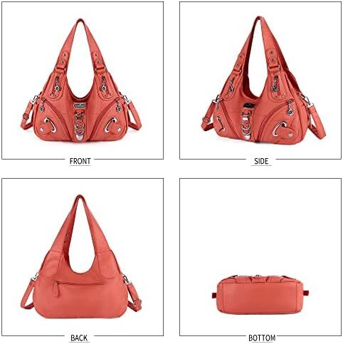 کیف دستی و کیف دستی Angelkiss Hobo برای زنان کیف دستی زنانه کیف زنانه کیف های شانه بزرگ روزانه Image