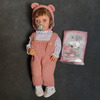 عروسک سیلیکونی وینیل واقعی ۲۲ اینچی(۵۵ سانتیمتر)با لباس کاموایی صورتی رنگ و به همراه لوازم جانبی برای سن +۳ reborn Thumbnail