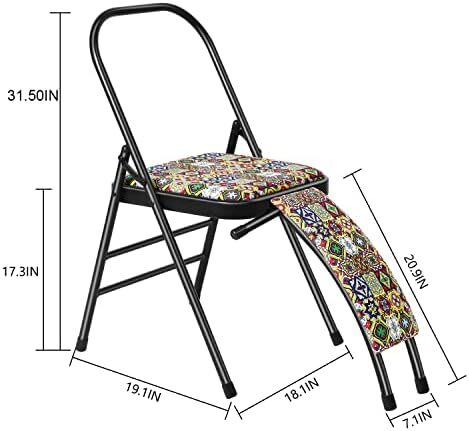 صندلی یوگا بدون پشت Aozora - ابزار تمرین انعطاف پذیری و قدرت Image