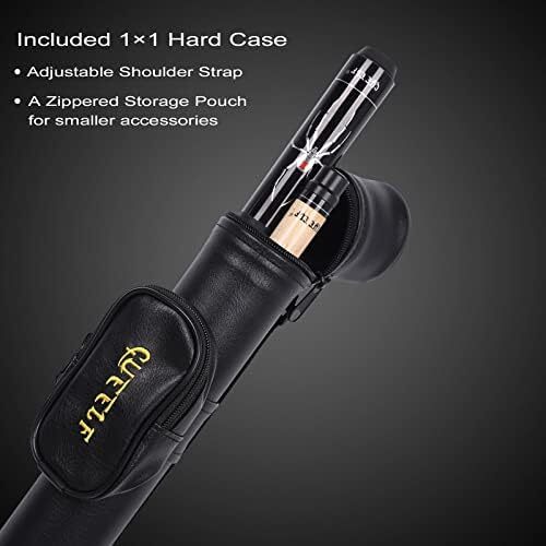 چوب استخر CUEELF، چوب بیلیارد کیو با محفظه سخت شفت کم انحراف چوب بیلیارد حرفه ای بیلیارد کیوس چوب 19.5-21 اونس Image