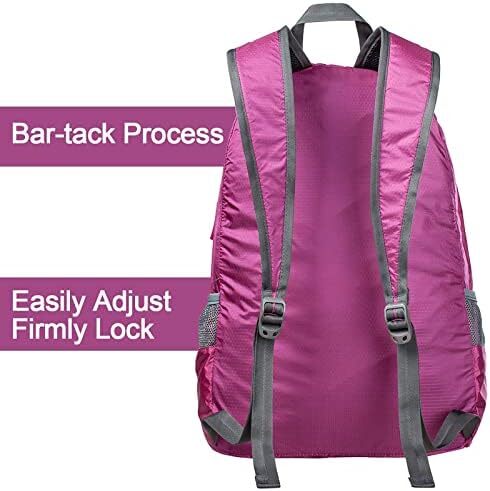 کوله‌پشتی ضدآب بسیار سبک تاشو G4Free کوچک 20 لیتری برای کمپینگ زنانه دوچرخه‌سواری مردانه Image