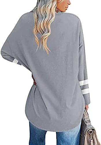 تی‌شرت زنانه یقه گرد/ویژه زنانه زنانه نیم‌آستین تی‌شرت‌های بیسبال سایز بزرگ تاپ‌های تونیک Image