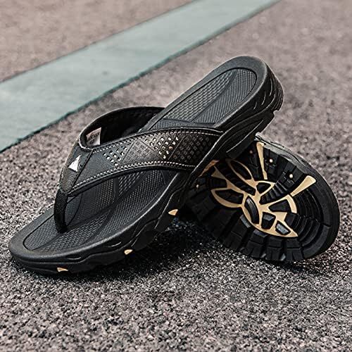 OUSIMEN مردانه دمپایی دمپایی راحتی در فضای داخلی و فضای باز صندل بنددار بند انگشتی گاه به گاه Image