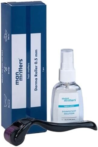 میکرونر درما رولر من متترز با ضدعفونی کننده 540 میکرو 0.5 میلی‌متری سوزن‌های آلیاژ تیتانیوم، ریزش مو را کاهش داده و فولیکول‌های مو را تحریک می‌کند. استفاده آسان، ایمن و مؤثر، 1 عدد (بسته 1) مشکی