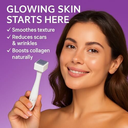 استامپ میکرونیدلینگ قابل تنظیم، درماپن با ۱۴۰ سوزن استیل ضد زنگ پزشکی برای رشد مو و ریش، مراقبت از صورت و بدن، دارای گواهی در آلمان