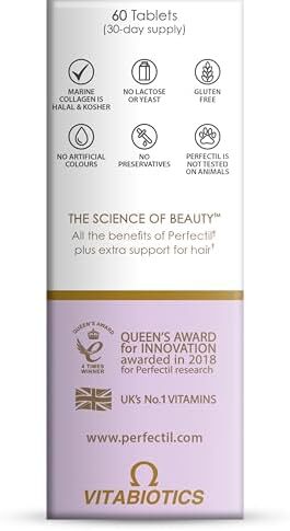 پرفکتیل ویتابیوتیکس پلاس مو، 60 قرص Image