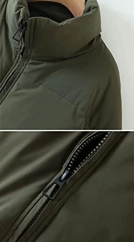 کاپشن پف دار زمستانه زنانه Gihuo کت کوتاه گرم لحافی Image