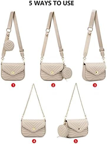 کیف زنانه جیهان جیهان بادی جیهان کیف دستی شانه ای طرح دار کیف کوچک Image