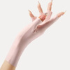 دستکش  ضد برنزه شدن UV Protection Gloves مخصوص مانیکور با +UPF50 صورتی رنگ، محافظ پوست دست در برابر اشعه‌های مضر خورشید در زمان کاشت ناخن، ژل، لاک ژل و کار با دستگاه UV/LED Thumbnail