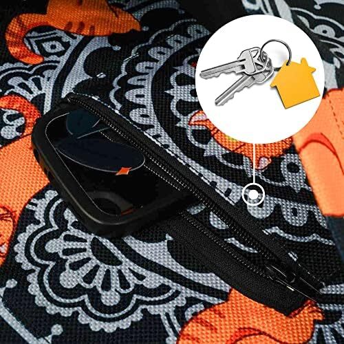 کیف مت یوگا چاپ شده مد روز با جیب کناری بزرگ و جیب زیپ دار کیف یوگا بلند و مناسب تشک های بزرگ - دارای لوازم جانبی یوگا بیشتر Image