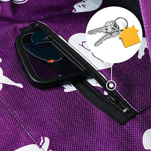 کیف مت یوگا چاپ شده مد روز با جیب کناری بزرگ و جیب زیپ دار کیف یوگا بلند و مناسب تشک های بزرگ - دارای لوازم جانبی یوگا بیشتر Image