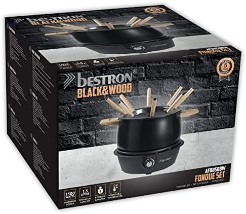 ست فوندوی بهترین بستران AFD850BW برای 8 نفر با قدرت 1500 وات Image