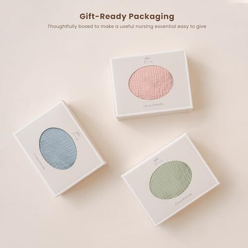 Konssy Muslin Nursing Cover for Baby Breastfeeding, Breathable 100% Cotton Breastfeeding Cover with Rigid Hoop for Mother Nursing Apron, Multi-use Carseat Canopy (Pink) Image