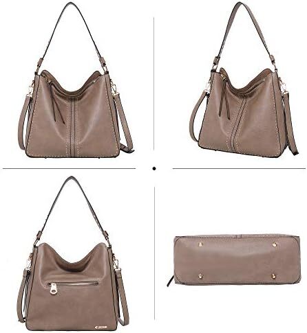 کیف دستی زنانه مونتانا West Hobo کیف های بزرگ و کیف های دستی با گل میخ و بند کراس بادی Image