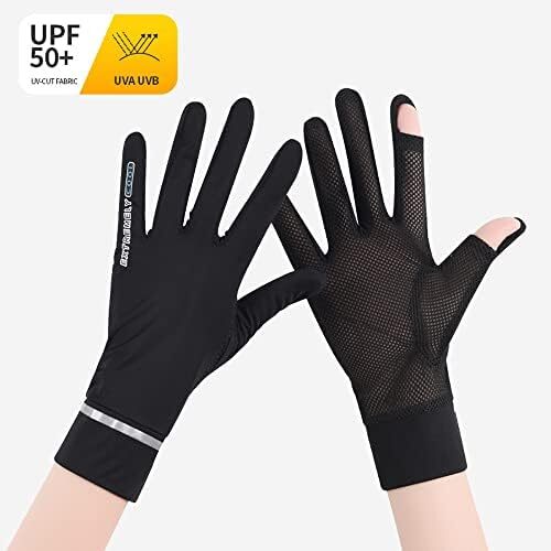 دستکش ضد آفتاب زنانه Beauenty دستکش ضد آفتاب ضد آفتاب دستکش ضد آفتاب با صفحه لمسی دستکش رانندگی زنانه Image