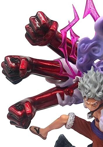 JAW REX One Piece Anime Big Monkey D. Luffy Figure (28 سانتی متر) | دنده 5 Haki Gatling Image