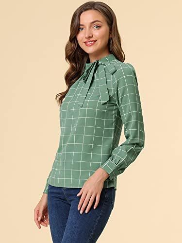 یقه پاپیون زنانه آلگرا K پیراهن بلوز تاپ کار اداری Image