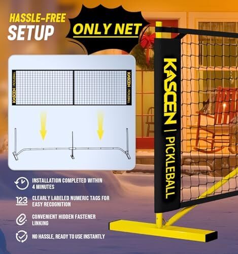 KASCEN 4 Pack ایالات متحده Pickleball (USAPA) مورد تایید Pickleball-V1 Image