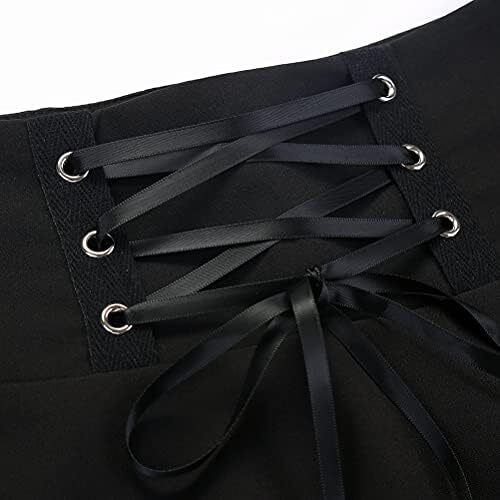 دامن های کوتاه چهارخانه گوتیک IDEALSANXUN برای دامن های چهارخانه کمر بلند زنانه Image