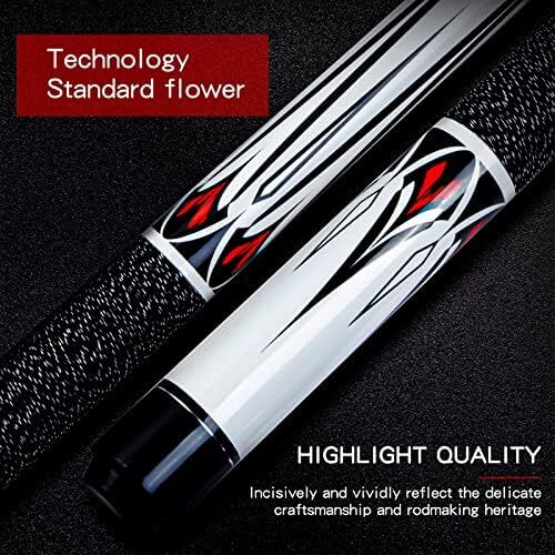 استیک تیکروان - چوب بیلیارد 58 اینچی، 19/20/21 اونس 1/2 کیت چوب استخر استخر افرا، چوب بیلیارد بیلیارد 2 تکه Image