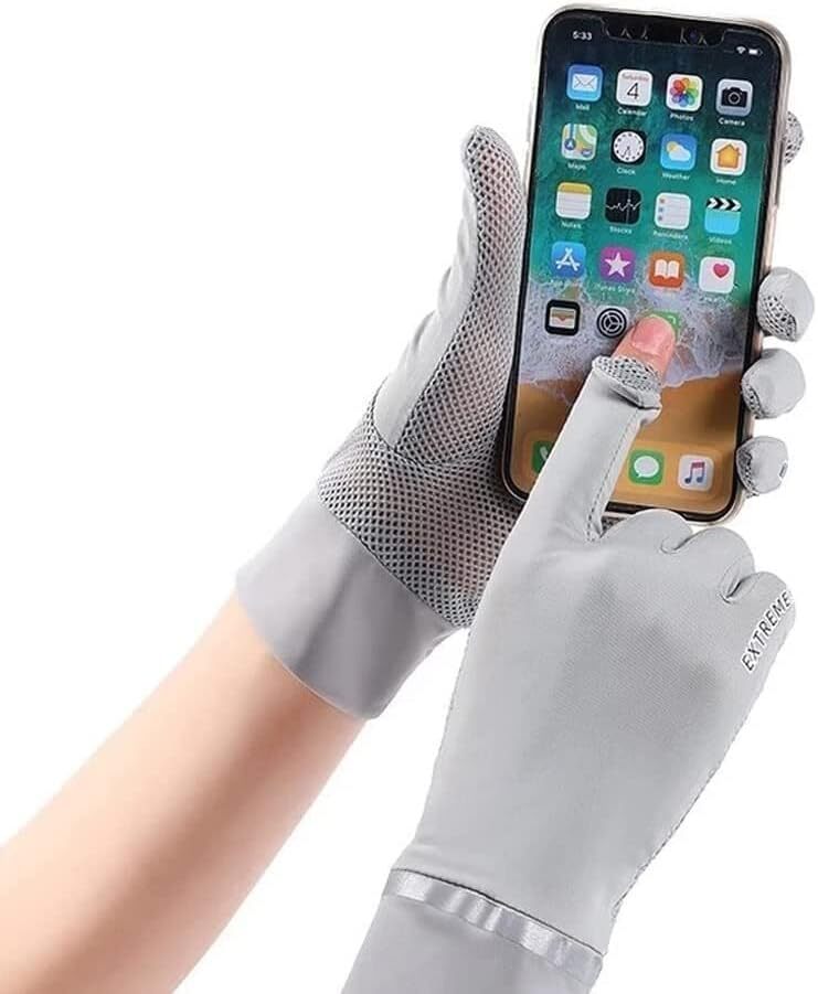 دستکش ضد آفتاب زنانه Beauenty دستکش ضد آفتاب ضد آفتاب دستکش ضد آفتاب با صفحه لمسی دستکش رانندگی زنانه Image