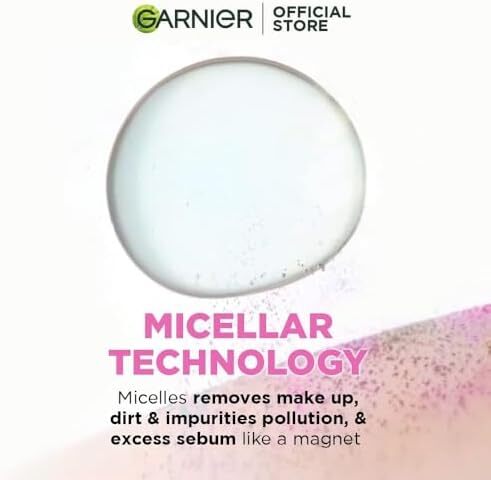 آب پاک کننده میسلار All-in-One Garnier، پاک کننده آرایش، پاکسازی و تسکین پوست، بدون شستشو، SkinActive، 700 میلی لیتر Image