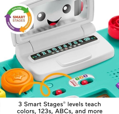 Fisher-Price Laugh & Learn Mix & Learn DJ Table, Musical Learning Toy for Baby & Toddler Image