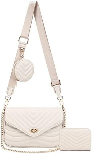 کیف زنانه جیهان جیهان بادی جیهان کیف دستی شانه ای طرح دار کیف کوچک Image