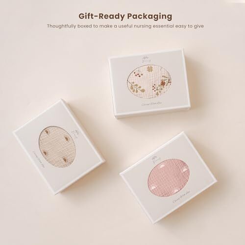 پوشش شیردهی کنسی موسلین برای شیردهی نوزاد، پوشش شیردهی ۱۰۰٪ پنبه‌ای قابل تنفس با حلقه سخت برای پیشبند مادر، چتر صندلی ماشین چندمنظوره (بوکلت زیبا) Image