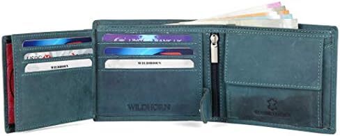 کیف پول مردانه چرمی طبیعی با محافظ WildHorn® RFID Image