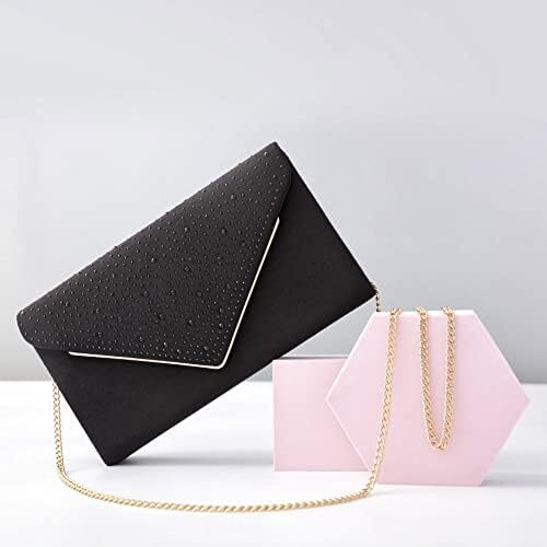 کیف کلاچ جیر مصنوعی کیف مجلسی و کیف دستی فلزی شیک و زیبا کلاچ عصرانه پاکت برای عروسی Image