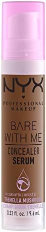 سرم کانسیلر آرایش حرفه ای NYX Bare With Me، تا 24 ساعت آبرسانی - موکا Image