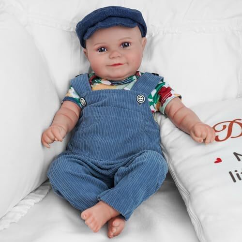 BABESIDE Reborn Baby Dolls Boy - 20 inch Handmade Realistic Soft Vinyl Body Life Like Realistic Newborn Baby Dolls for Girls Boys Kids Age 3+ Image