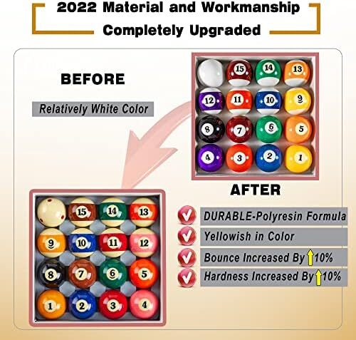 لوازم جانبی میز بیلیارد توپ بیلیارد ممتاز Billmart 2-1/10.2 سانتی متر سایز قاعده 16 ست بیلیارد توپ بیلیارد Image